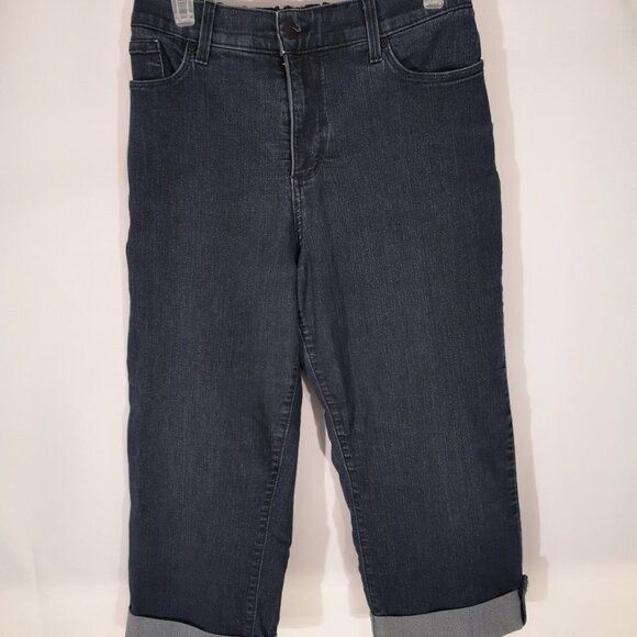 ynxdj Denim - YNXDJ Ladies Capri Length Made in the USA Blue Jeans